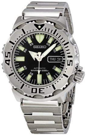 Seiko Men's SKX779 "Black Monster" Automatic Dive Stainless steel Watch