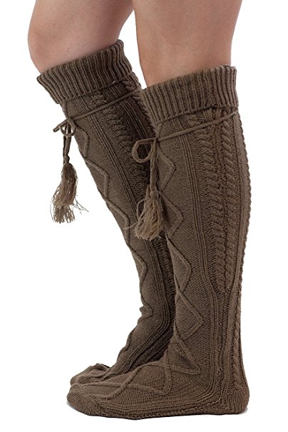 Tie Boot Socks Women's Tall Alpine Boutique Socks Brand by Modern Boho