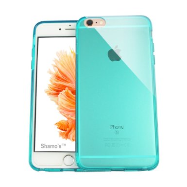 iPhone 6s Case, 4.7" Shamo's® Thin Case Cover TPU Rubber Gel, Transparent Clear Back Case for Iphone 6, Soft Silicone, Shamo's [Compatible with iPhone 6 and iPhone 6s] (Dark Green)