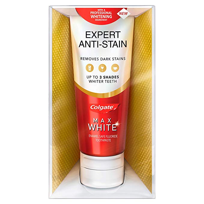 Colgate Max White Expert Complete Anti-Stain Whitening Toothpaste 90ml