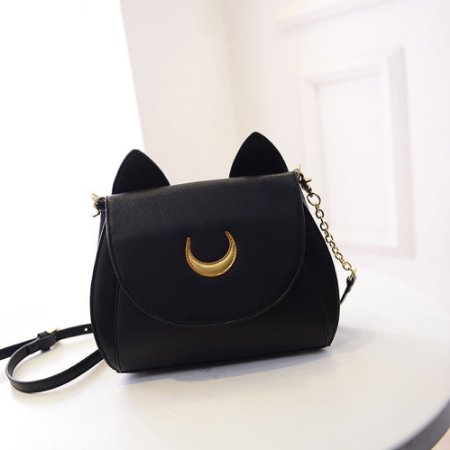 HiRudolph Cosplay Sailor Moon 20th Tsukino Usagi PU Leather Women Handbag Shoulder Bag