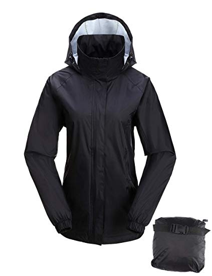 Diamond Candy Women Mountain Hooded Waterproof Jacket Outdoor Lightweight Rain Coat. (The Lite Version Launched Now)