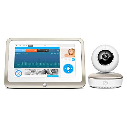 Motorola Smart Nursery 7 Dual Mode Baby Monitor with Camera and 7 inches Touch Screen Parent Monitor and Wi-Fi Viewing (Renewed)