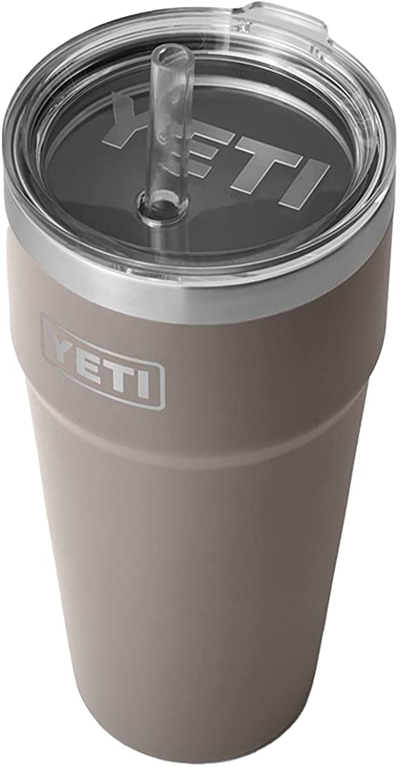 YETI Rambler 26 oz Straw Cup, Vacuum Insulated, Stainless Steel with Straw Lid