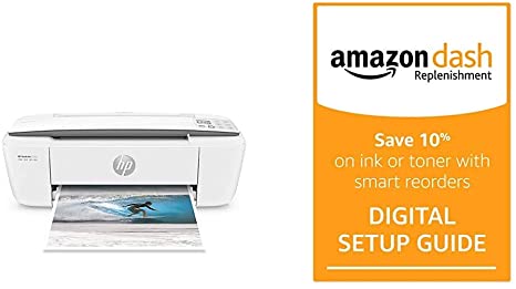 HP DeskJet 3755 Compact All-in-One Wireless Printer   Amazon Dash Replenishment Digital Setup Guide