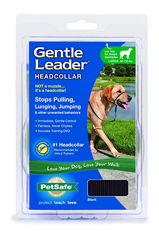 Gentle Leader Comfortable and Painless Collar, Adjustable Shoulder Strap to Enjoy The Walk.