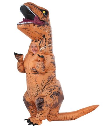 Rubie's Costume Co Jurassic World T-Rex Inflatable Costume (Standard Child's Size)