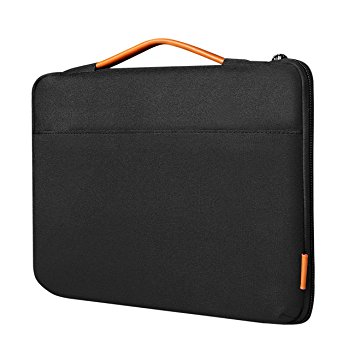 Inateck Shockproof Laptop Sleeve Case Briefcase Spill Resistant for 14 Inch Laptops, Notebooks, Ultrabooks, Netbooks, with Extra Storage Space