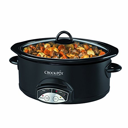 Crock-Pot Programmable 5 Qt, Slow Cooker, Black