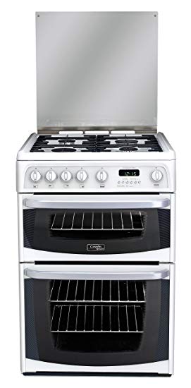 Hotpoint CH60GCIW Carrick 60cm Gas Cooker with Double Oven - White