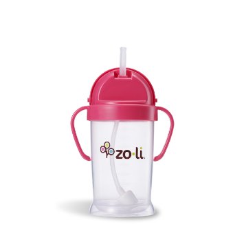 ZoLi BOT XL Straw Sippy Cup - Pink 9 oz