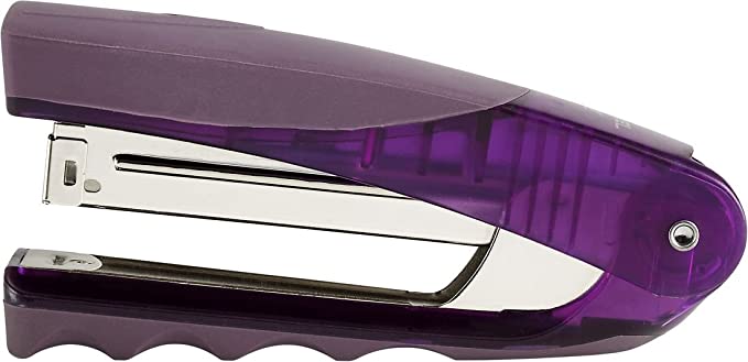 Rexel Centor Half Strip Stapler, 25 Sheet Capacity, Uses 24/6 and 26/6 Staples, Includes Staples, Metal Body, Purple, 2101014