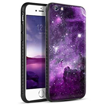 BENTOBEN Case for iPhone 6S Plus/6 Plus, Galaxy Nebula Stars Slim Fit Dual Layer Hybrid Shockproof Hard Back Durable Bumper Protective Case for iPhone 6S /6  (5.5 inch), Space Design