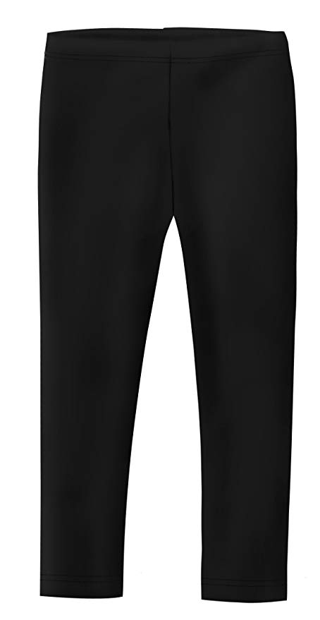 City Threads Girls' Leggings in 100% Cotton School Uniform Play - Made in USA!