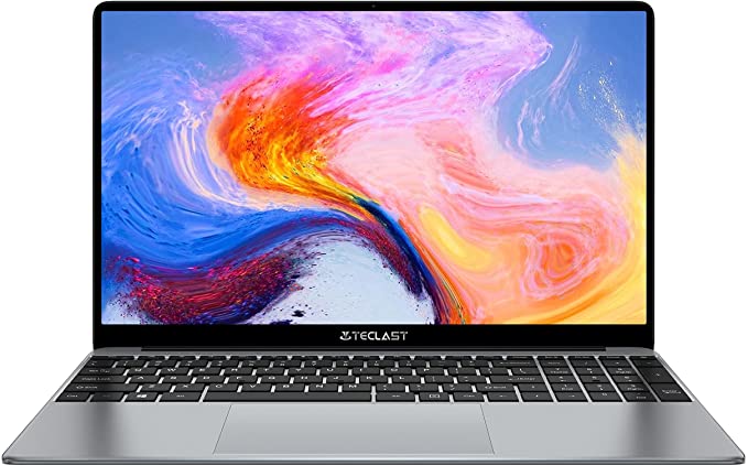 Laptop 15.6 Inch TECLAST F15 Plus 8GB RAM 256GB ROM, Windows 10, USB 3.0*2, Dual Band Wifi(2.4G/5G) PC, FHD 1920X 1080 IPS, Intel N4120 Processor Up to 2.6GHz Laptop Computer, BT 4.2, Mini-HDMI