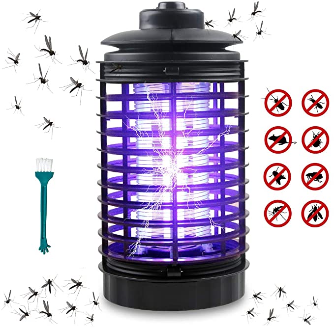 Bug Zapper Trap Insect Killer - Indoor & Outdoor Insect Zapper Fly Trap - Fly Zapper Mosquito Killer Safe & Non-Toxic - Silent & Effortless Operation pest Control