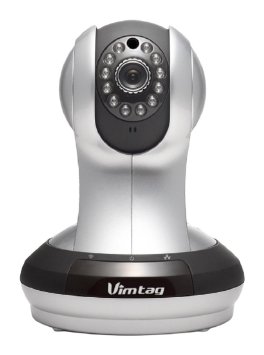 Vimtag® [Top 1 Security Camera in U.S] HD Wi-Fi Smart Cloud Network IP Camera,High-Quantity with More Function, Wireless Day Night Pan/Tilt&Zoom Baby&Pet Monitor, Two-Way Audio, Built-in Mic & Speaker, Motion Detection&Super Night Vision,Support multiple-users(VT-361 Silver)