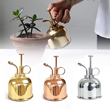 CHDHALTD 300ml Plant Mister,Watering Can Plant,Mini Copper Spray Bottle Decorative, Indoor Outdoor Mini Watering Device for Flowers Potted Plants