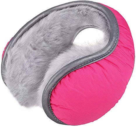 Mens Womens Kids Fleece Lined Winter Earmuffs