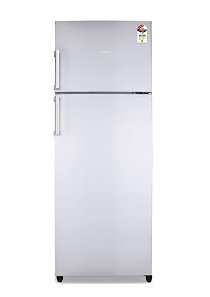 Bosch 347 L 3 Star Inverter Frost-Free Double Door Refrigerator (KDN43VL40I, Metallic)