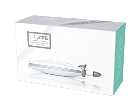UTILYZE 10-in-1 Professional Electric Manicure & Pedicure Set, Powerful Nail Drill, 10-Speed System, Innovative Touch Control & More. File, Buff, Smooth, Shine Nails, Remove Cuticles & Callus at Home