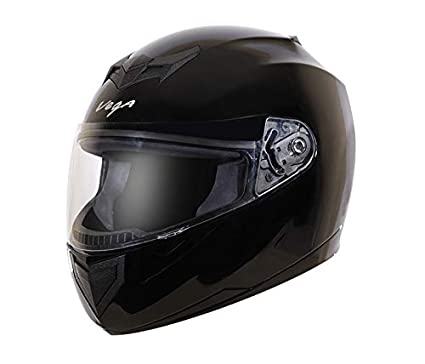 Vega Edge Full Face Helmet (Black, M)