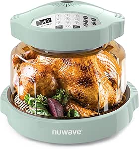 Nuwave Pro Plus 2 Infra-Red Oven, Countertop, Convection, Cook Fresh or Frozen, No Defrosting or Preheating, Cook Healthy, 360 Surround Heat, Adjustable Temps, 100 Presets, 50 Memory, Tough Power Dome