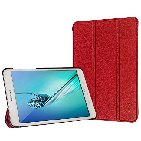 Tab S2 9.7 Case, JETech Slim-Fit Case Cover for Samsung Galaxy Tab S2 9.7 inch Tablet with Auto Sleep/Wake Feature (Red)