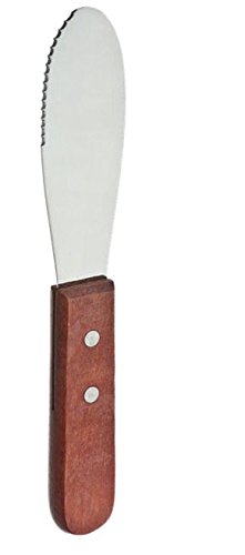 Great Credentials Wide Stainless Steel Spreader Kitchen Knives for Sandwiches Butter Cheese