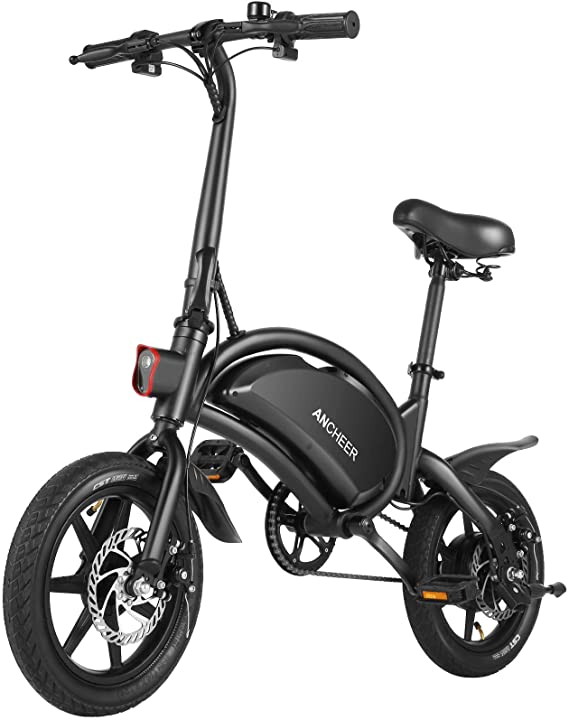 ANCHEER Electric Bike 14'' Electric Bicycle, 500W Electric Commuter Bike 20MPH Adults Ebike with 48V 7.5Ah Battery