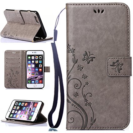 iPhone 7 Plus Case,7 Plus Case,iPhone 7 Plus Cases,Creativecase [Wallet Case]PU Leather Flip Case [Magnetic Closure] Lanyard Case for iPhone 7 Plus 5.5 inch