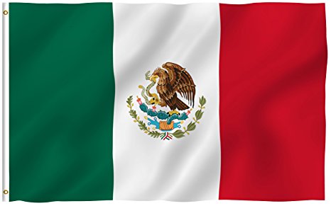Mexico Flag Polyester 3 ft. x 5 ft