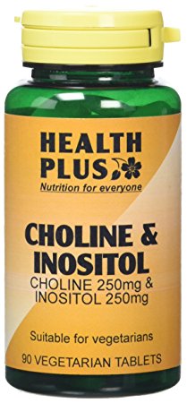 Health Plus Choline & Inositol Vitamin B Supplement - 90 Tablets
