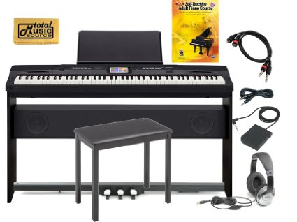 Casio CGP-700 Digital Piano - Black COMPLETE HOME BUNDLE