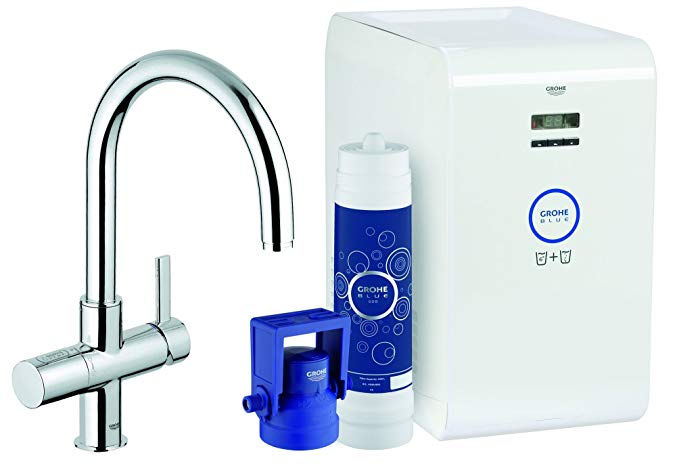 Grohe Blue Chilled And Sparkling 2-Handle Faucet and Water System