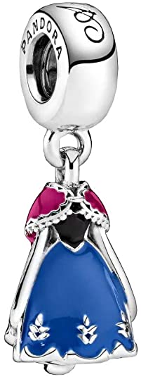 Pandora Disney Frozen Annas Blue Dress Charm