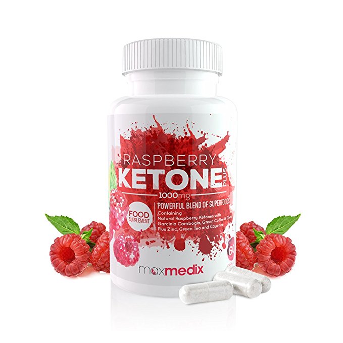 Raspberry Ketone Plus - Fat Burning Superfood Supplement For Natural Healthy Weight Loss | Raspberry Ketone With Green Coffee, Garcinia Cambogia and Green Tea