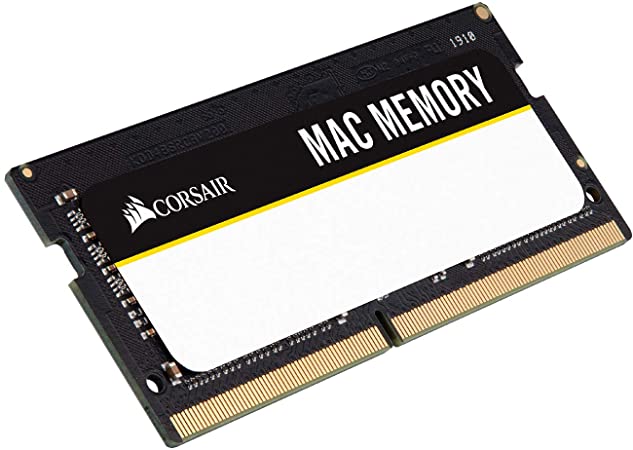 Corsair Mac Memory SODIMM 16GB (2x8GB) DDR3 1333MHz CL9 Memory for Mac Systems, Apple Qualified - Black