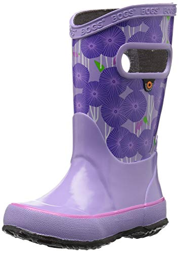 Bogs Kids Rubber Waterproof Rain Boot Boys Girls, Kaleidoscope Print/Black/Multi, 10 M US Toddler