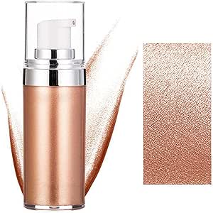 Body Luminizer, High Gloss Waterproof Body Luminizer Glow For Face & Body, Shimmer Moisturizer Lotion Tan Cream Foundation Makeup Bronzer