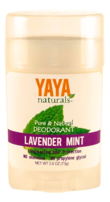 YAYA Naturals Pure and Natural LM Deodorant - Lavender Mint - Made with Natural and Organic Ingredients