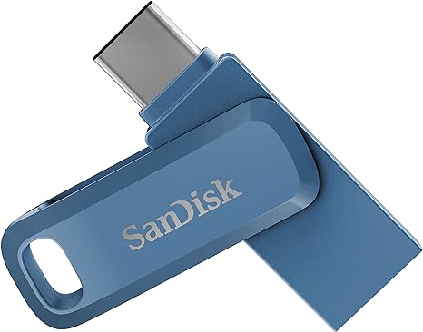 SanDisk 512GB Ultra Drive Dual Go USB Type-C Flash Drive, Blue - SDDDC3-512G-G46NB