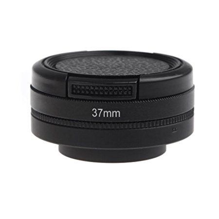 Clanmou 37 mm Filter UV Lens / Adapter Lens Cap for Hero 4 Hero 3  Hero 3 2 with Lens Cleaning Cloth