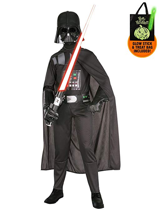 Kid's Darth Vader Star Wars Costume Treat Safety Kit White