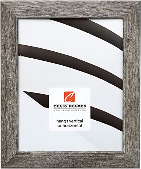 Craig Frames 26030 16 by 24-Inch Picture Frame, Smooth Grain Finish, 1.26-Inch Wide, Gray Barnwood