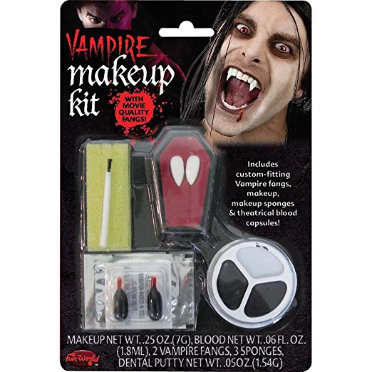 Fun World Vampire Fangs and Make-Up Kit-