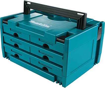 Makita P-84333 MAKPAC 6 Drawer Interlocking Case, 8-1/2" x 15-1/2" x 11-5/8"