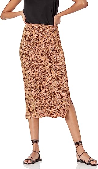 Amazon Essentials Womens Plus Pull on Knit Midi Skirt