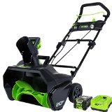 GreenWorks Pro 80V 20 Snow Thrower w 2Ah Battery and Charger