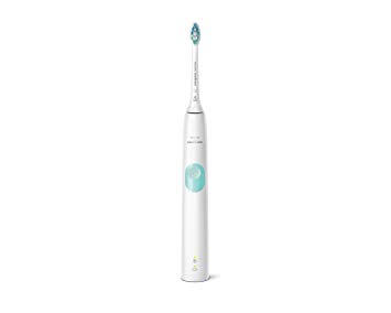 Philips Sonicare ProtectiveClean 4100 Plaque Control,  Rechargeable electric toothbrush with pressure sensor, 0.915 pound